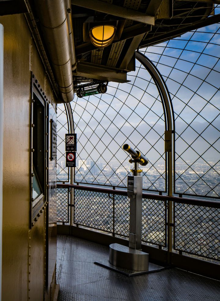 Eiffel Tower Summit Access & Glass of Champagne