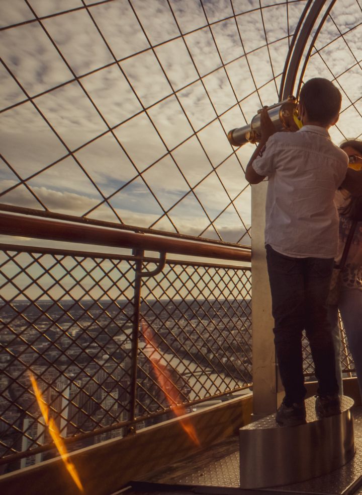 Eiffel Tower Summit Access & Glass of Champagne