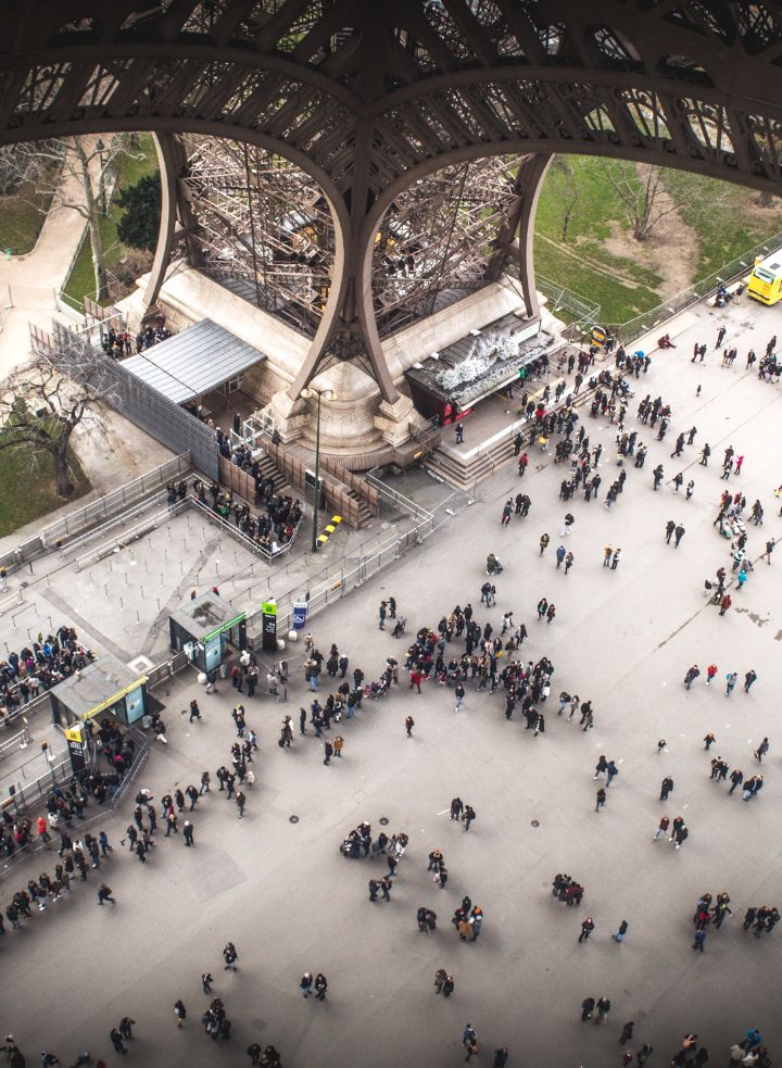 Eiffel Tower Summit Access & Glass of Champagne