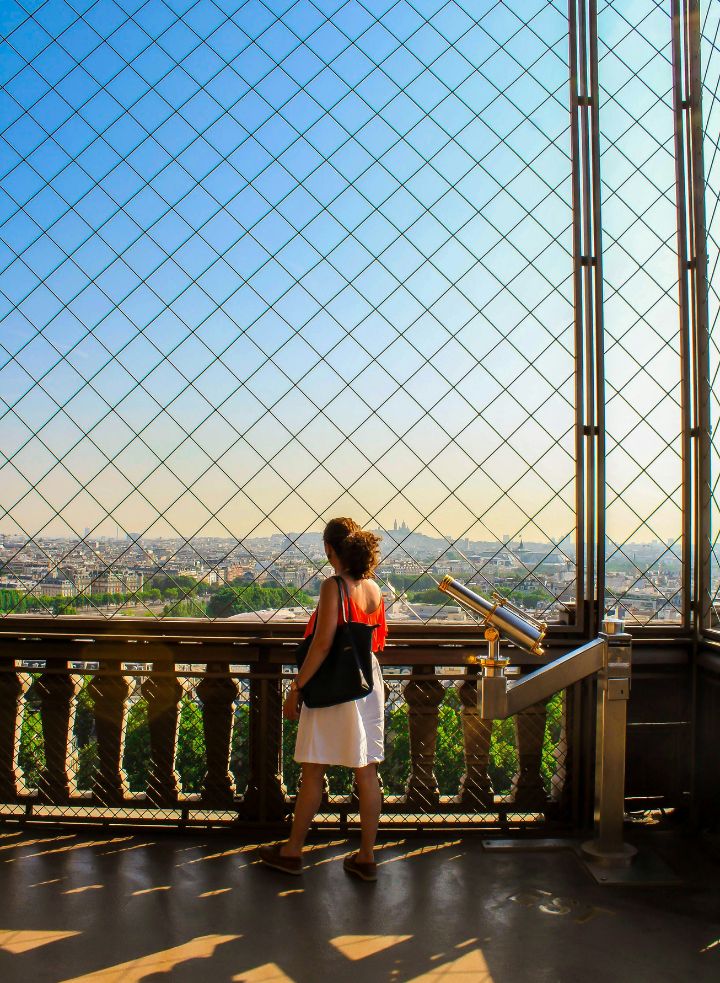 Eiffel Tower Summit Access & Glass of Champagne