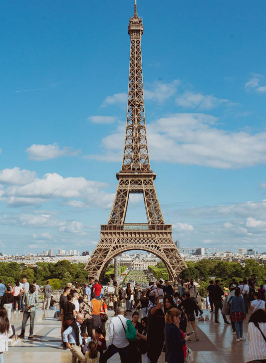 Eiffel Tower 2nd Level Access & Glass of Champagne